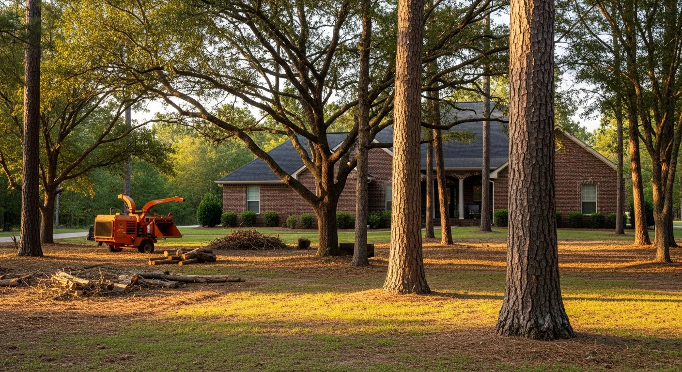 Residential property in Cullman County with mature trees and well-maintained landscaping typical of the area.